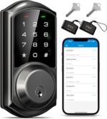 Veise VE06 Smart Deadbolt with App Control, Keyless Entry Smart Lock for Front Door, Electronic Digital Door Lock with Code, Easy Install, Matte Black - Image 2