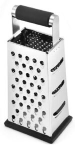 Vertical Stainless Steel Grating Four-sided Boxed Grater For Cucumbers, Carrots And Cheese, Grater, Melon, Planing, Potato, Planer, Non-slip Handle，Peeler - Image 2
