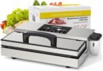 Vesta Precision Food Saver Vacuum Sealer Machine, 95kPa Commercial Grade Vacuum Sealer for Food, 12" Wide Sealing Bar & Smart Seal Design, Ideal for Sous Vide, includes Patented Cutter Box with Bags - Image 2
