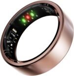Vic Ring, Ultra-Light Titanium Smart Ring, 7-Day Battery Life, Fitness/Sleep/Stress Tracker for Women & Men, No APP Subscription Fees, IP68 Waterproof, iOS & Android Compatible (Rose Gold, 10) - Image 2