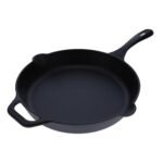 Victoria 12-Inch Cast Iron Skillet, Pre-Seasoned Cast-Iron Frying Pan with Long Handle, Made in Colombia - Image 2