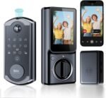 Video Smart Lock S398, 4-in-1 Camera + Video Doorbell + Fingerprint Keyless Door Lock + Indoor Display Monitor, Smart WiFi Deadbolt, App Remote Control, Easy Installation, Chime Included - Image 2