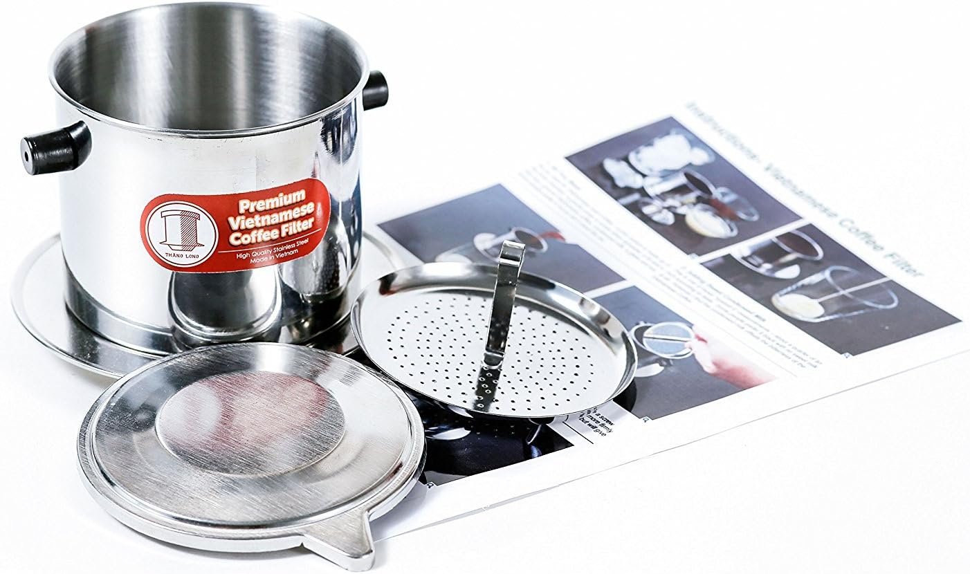 Vietnamese Coffee Filter Set. Also known as a Vietnamese Coffee Maker or Press 8oz. Gravity Insert. Multiple Sizes and Quantities Available - Image 2