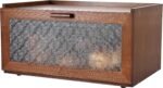 Vintage Bread Box for Kitchen Countertop - Retro Brown Bread Storage Box Breadbox - Image 2