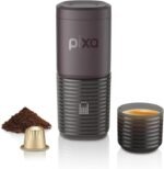 WACACO PIXAPRESSO, Coffee Machine Electric & Portable, With 4 Coffee Types & Fast Heat-Up, 3 * 3000mAh Battery, 20 Bar Portable Espresso Maker For Ground Coffee & NS Capsule, Dark Burgundy - Image 2