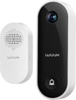 WUUK Doorbell Camera Wired with Chime, 2K Video Doorbell, Face Recognition, Human and Motion Detection, 24/7 Recording, No Subscription, Requires Existing Doorbell Wiring, 16-24V AC, 2.4 GHz WiFi Only - Image 2