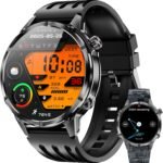 WalkerFit GPS Smart Watch for Men, Multi-Satellite Positioning, Full Metal Body, 520mAh Long Battery Life, 5ATM Waterproof with Bluetooth Call, 1.43” AMOLED Screen, Compatible with Android/iPhone - Image 2