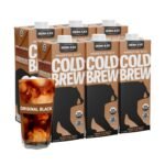 Wandering Bear Straight Black Organic Cold Brew Coffee - Extra Strong, Bold, Smooth, Unsweetened, Shelf-Stable, Ready to Drink & Vegan, 100% Organic Iced Cold Brewed Coffee Drink - 32 fl oz, 6 pack - Image 2
