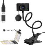 Webcam for PC, 1080P Streaming Camera, Web Camera for Desktop Computer/Laptop Webcam with Microphone, Plug and Play USB Web cam with Bracket, Manual Focus, for Live Streaming, Video Calls, Meetings - Image 2