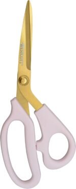 Westcott All-Purpose Kitchen Shears, Pink with Gold Blades - Durable Kitchen Shears with Precision-Ground Blades for Easy Cutting and Meal Prep - 8-Inch - Image 2