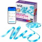 WiZ Connected Smart Light Strip, Sunset/Sunrise Automation, Preset Modes, Control with Voice or App, Full Color RGB Lighting, Voice Control, 50ft Cut to Fit - Image 2