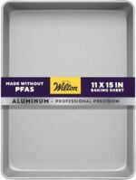 Wilton 11 x 15 Inch Aluminum Baking Sheet Pan, 2-Inch Deep Cake Pan, Even Heating, Rust-Resistant, Professional Quality, Packaging May Vary - Image 2