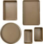 Wilton Ceramic-Coated Non-Stick Bakeware Set, Tan - Image 2
