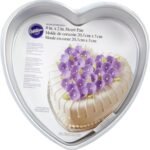 Wilton Decorator Preferred Heart Shaped Cake Pan, 8-In. Baking Pan for Lovely Cakes, Aluminum - Image 2