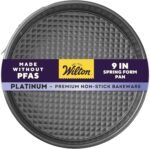 Wilton Platinum Non-Stick 9 Inch Springform Cheesecake Pan, Stainless Steel Bakeware, Made Without PFAS, Packaging May Vary - Image 2