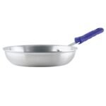 Winco Commercial-Grade Aluminium Fry Pan/Skillet, Natural Finish with Cool Touch Handle, 8" - Image 2