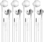 Wired Earbuds Headphones 4 Pack, 3.5mm Jack Ear Buds with Microphone and High Sound Quality, Earphones Compatible with Computer Laptop iPad and Android Phones in School Office and Home - Image 2