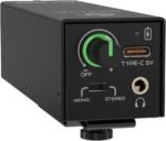 Wired in-Ear Monitor Amplifier - Single Channel Rechargeable Headphone Amp with USB-C, LED Volume Knob, XLR/TRS Inputs, Included Rechargeable AAA Batteries, Personal IEM Amp for Musicians by CODA - Image 2