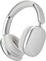 Wireless Bluetooth Over Ear Headphones Up to 28H Battery Life Headset with Microphone Gym Overhead Headphones Compatible with iOS & Android Mobile Phones,Computers,Laptop(Silver) - Image 2