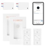 Wireless Dimmer Light Switch and Receiver Compatible With Alexa - Smart Wall Switch for Ceiling Lights, Fans, Lamps - Image 2