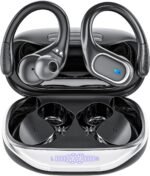 Wireless Earbuds Bluetooth 5.3 Headphones with 80H Playback, IPX7 Waterproof Over Ear Buds with LED Power Display for Sports Running Workouts - Image 2