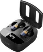 Wireless Earbuds Bluetooth 5.3 Headphones with Charging Case, Lightweight Earphones with Mic for Android/iOS Cell Phones, True Wireless Stereo Ear Buds for Calls and Music-Black - Image 2