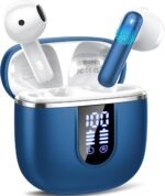 Wireless Earbuds, Bluetooth 5.4 Headphones with 3D Bass Stereo, 40H Ultralight In-Ear Buds, Bluetooth Earbuds with 4 ENC Noise Cancelling Mic, USB-C, IP7 Waterproof Earphones for Android iOS, Blue - Image 2
