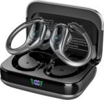 Wireless Earbuds, Sports Bluetooth Headphones, 75Hrs Playtime Ear Buds with LED Power Display, Noise Canceling Headset, IPX7 Waterproof Earphones for Workout/Running - Image 2