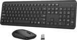 Wireless Keyboard and Mouse Combo, Full-Size Silent Ergonomic Keyboard and Optical Mouse, Long Battery Life, 2.4GHz Lag-Free Cordless Mice Keyboard for Computer, Mac, Laptop, PC, Windows - Image 2