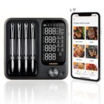 Wireless Meat Thermometer with 4 Probes, INKBIRD WiFi Meat Thermometer Digital Wireless for Rotisserie Grill Oven,Unlimited Range Dishwasher Waterproof Bluetooth Thermometer for iOS & Android - Image 2