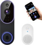Wireless Video Doorbell Camera, AI Human Detection, 2.4GHz WiFi Only, 2-Way Audio, Cloud Storage (Sold Separately), Battery Powered, Night Vision, Live View - Image 2