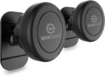 WixGear Magnetic Car Mount [2-Pack] - Universal Stick-On Dashboard Magnetic Phone Holder for Car, Strong Magnet Mount for Cell Phones & Mini Tablets with Swift-Snap Technology - Image 2