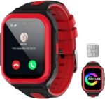 Wonlex 4G Smartwatch for Kids with SIM Card, 1.78 Inch Touch Screen Phone Watch with Video Calling, Voice Chat, SOS, Camera, Music, Pedometer, Birthday Gift for Girls and Boys 8-12 Years Old - Image 2