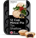Wrenbury Pro 12 Cup Mince Pie Tin – Carbon Steel Mincemeat Baking Tray - Non Stick Shallow Muffin Pan for Patty Cakes and Jam Tarts - Image 2