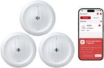 X-Sense Wi-Fi Water Leak Detector Kit, Smart Water Sensor Alarm with App Alerts and Ultra-Slim Design, Water Alarm Leak Detector for Basements, Model SWS0B, 3 Packs - Image 2