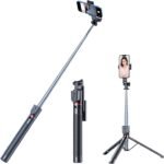 XIHAMA Selfie Stick Travel Tripod, All in 1 Extendable Tripod Stand with Wireless Remote, Portable Mobile Phone Holder Camera Tripod Compatible with iPhone 17/16, GoPro, Android (Black, 50 inch) - Image 2