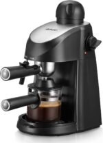 Yabano Espresso Machine, 3.5Bar Espresso Coffee Maker, Espresso and Cappuccino Machine with Milk Frother, Espresso Maker with Steamer - Image 2