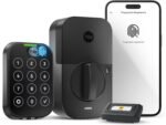 Yale Assure Lock 2 Touch Deadbolt, Black Suede Key-Free Smart Entry Door Lock with Wi-Fi Connected Touchscreen Keypad and Fingerprint Scanner for Code Entry and Remote Access, YRD450-F-WF1-BSP - Image 2