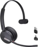Yealink BH70 Mono UC Wireless Bluetooth Headset with Microphone for Work, up to 35h Talking Battery Life, 3-Mic Noise Cancellation, 91g Lightweight Work Headsets for Open Office, USB-C to A - Image 2