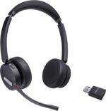 Yealink WH64 Hybrid DECT& Bluetooth Wireless Headset,492ft Range Dual Teams Headphones with DECT Dongle, 3X Noise Cancelling Mic, 32H Talk Time, Office Work Portable Headsets for PC,Cellphone,Laptop - Image 2