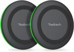 Yootech [2 Pack] Wireless Charger,10W Max Wireless Charging Pad Compatible with iPhone 17/17 Pro/17 Pro Max/Air/16/15/14/13/SE 2022/12/11,Samsung Galaxy S25/S24,for AirPods Pro 3(No AC Adapter) - Image 2