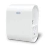 Z-Wave Outlet Plug-in Socket, Smart Plug, 1 On/Off Outlet & 1 Alway On Outlet, Z Wave Hub Required, Built-in Repeater, Works with SmartThings, Wink, Alexa, Google Assistant - Image 2