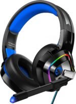 ZIUMIER Gaming Headset for PC, PS4, PS5, Xbox One, Xbox Series S/X, Switch, Noise Canceling Microphone, Stereo Surround Sound, 3.5mm Wired Gaming Headphones - Image 2