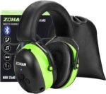 ZOHAN EM037 Bluetooth Hearing Protection,30dB SNR Noise Reduction Ear Protection with 1500mAh Rechargeable Battery,Headphones with 40H playtime for Mowing, Snowblowing, Construction,Workshops - Image 2