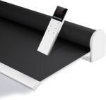 ZSHINE Motorized Blackout Window Blinds Customize Width (23-95 Inches) Remote Control Wireless and Rechargeable Roller Shades Blinds for Windows, Home, Office, Hotel, Club, Restaurant(82010M) - Image 2