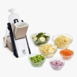 Zakarian by Dash Safe Slice Mandoline for Vegetables, Meal Prep & More with 30+ Presets & Thickness Adjuster - Black - Image 2