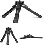 Zeadio Heavy Duty Mini Metal Tripod Stand - Universal Small Table Tripod for Camera, Gimbal, Action Cam, Camcorder, Microphone, LED Light, etc(40kg/88lb Load) - Image 2