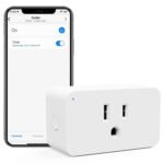 Zwave Smart Plug 800 Series Zwave Outlet Built-in Repeater Range Extender, Mini Zwave Plug Work with SmartThings, Wink, Alexa, Google Assistant, Z-Wave Hub Required, FCC and ETL Listed, 1875W - Image 2