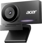acer 4K Webcam for PC/Mac with All-Metal Unibody Sculpted, Sony 1/2" Sensor, PDAF, 2 Noise Reduction Mics, Privacy Cover, Lightweight, Fast Cooling, Streaming Camera for Live Meeting Commerce Gaming - Image 2