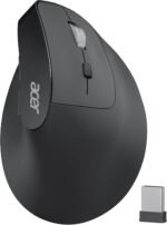 acer Ergonomic Mouse Wireless, Adjustable DPI Vertical Mouse 1000/1200/1600 with 6 Buttons, Rechargeable Ergo Mice, Medium to Large Sized Hands, 2.4GHz USB Receiver for Computer, Laptop, PC - Image 2
